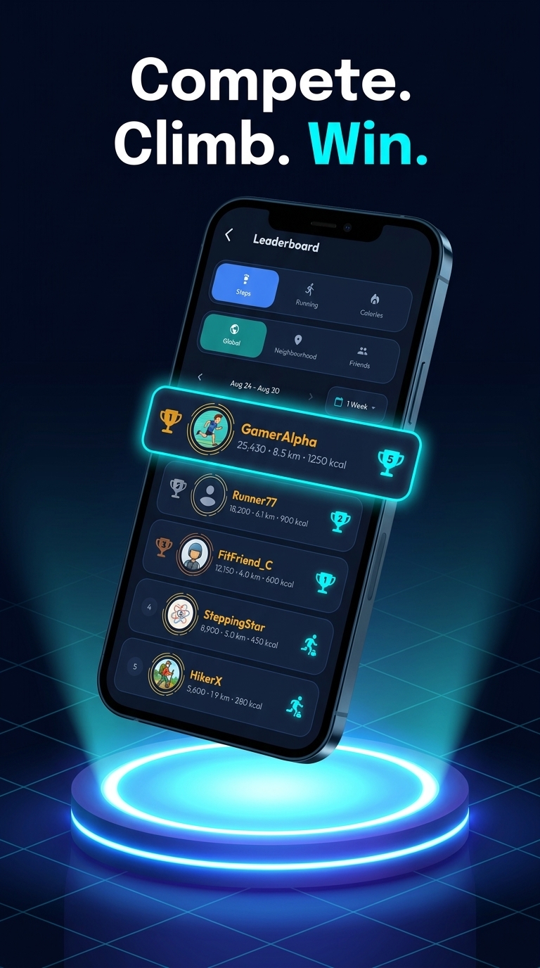 Compete. Climb. Win. Leaderboards